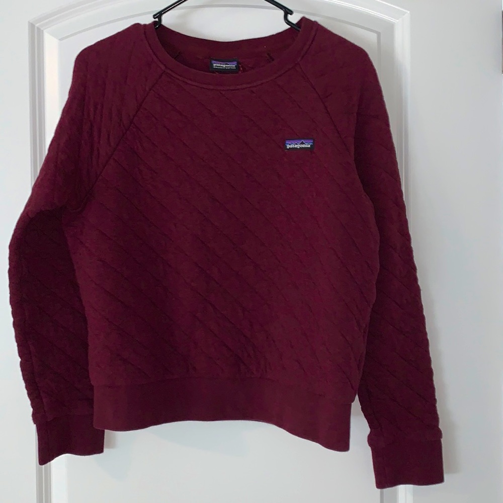 Women’s Patagonia Organic Cotton Quilted Crew Size Small